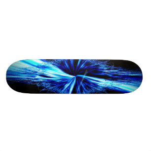 Spritzen-abstraktes Digital-Fraktal Skateboard