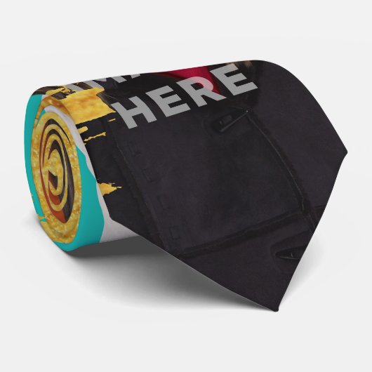 Spritzen-Bild-Schnitt-kundenspezifisches Krawatte (Gerollt)