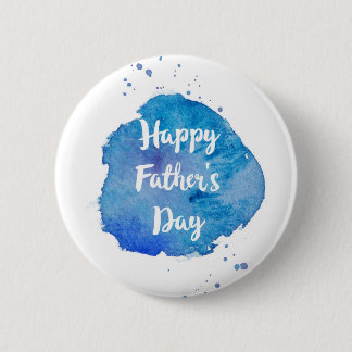 Spritzen das Day|Watercolor des glücklichen Vaters Button