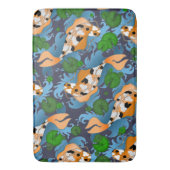 Spritzen der asiatischen Karpfen Koi Badematte (Vorderseite Vertikal)