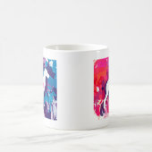 Spritzen der bunten Dänen Kaffeetasse (Mittel)