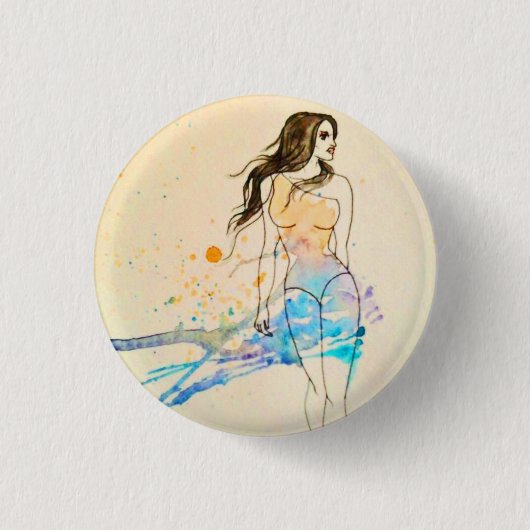 Spritzen der Farbe Button (Vorderseite)