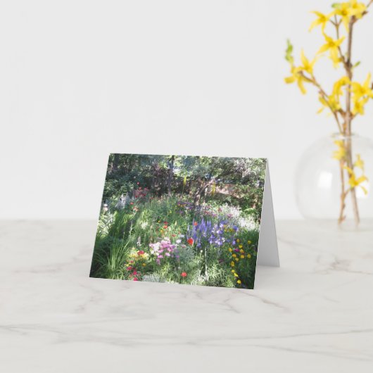 Spritzen der Farbe Karte (Gelbe Blume)