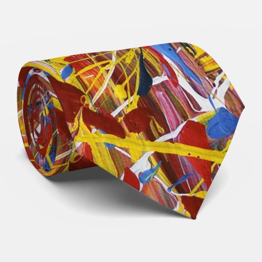 Spritzen der FarbKrawatte Krawatte (Gerollt)