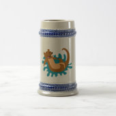 Spritzen des Otters Bierglas (Mittel)