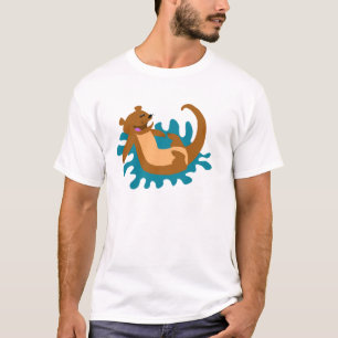 Spritzen des Otters T-Shirt