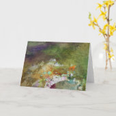 Spritzen Notecard Karte (Gelbe Blume)