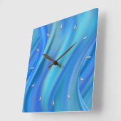 spritzen quadratische wanduhr (Winkel)