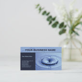 Spritzen-Visitenkarte Visitenkarte (Stehend Vorderseite)