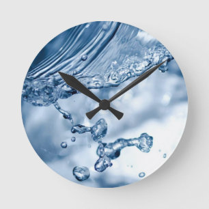 Spritzen von Kunst Runde Wanduhr