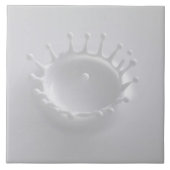 Spritzen von Milch Fliese (Vorderseite)