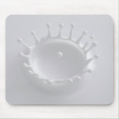 Spritzen von Milch Mousepad (Vorne)