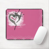 Spritzenherz Auflage Mousepad (Mit Mouse)