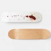 Spritzer an der Mauer Skateboard (Horizontal)