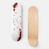 Spritzer an der Mauer Skateboard (Vorderseite)