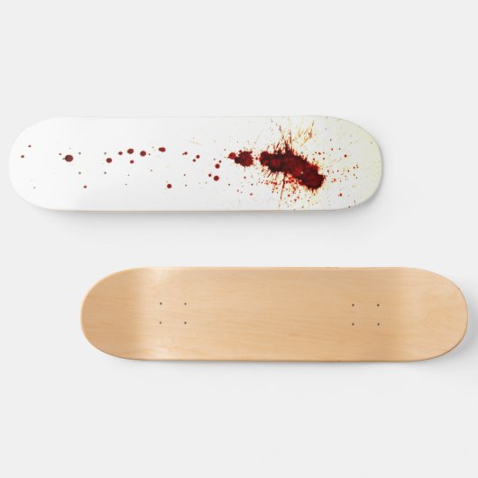 Spritzer an der Mauer Skateboard (Horizontal)