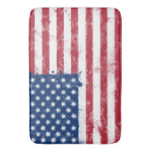 Spritzer Anstrich USA Flag Badematte (Vorderseite Vertikal)