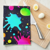 Spritzer Art Burst Geschirrtuch (Viertel Falte)