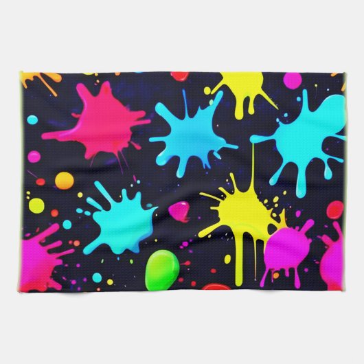 Spritzer Art Burst Geschirrtuch (Horizontal)