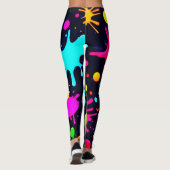 Spritzer Art Burst Leggings (Rückseite)