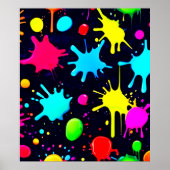 Spritzer Art Burst Poster (Vorne)