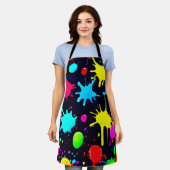 Spritzer Art Burst Schürze (Getragen)