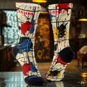 Spritzer Art Socks mit fett abstraktem Design Socken