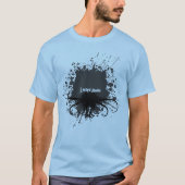 Spritzer auf hellen Männern T-Shirt (Vorderseite)