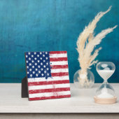 Spritzer bemalt Flagge der USA Fotoplatte (InSitu)