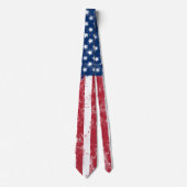 Spritzer bemalt Flagge der USA Krawatte (Vorderseite)
