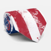 Spritzer bemalt Flagge der USA Krawatte (Gerollt)