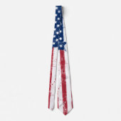 Spritzer bemalt Flagge der USA Krawatte (Rückseite)