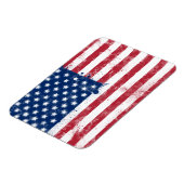Spritzer bemalt Flagge der USA Magnet (Linke Seite)