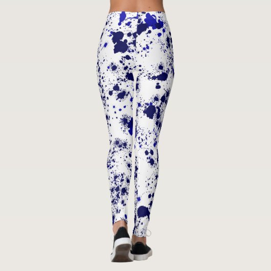 Spritzer - Blau Leggings (Rückseite)