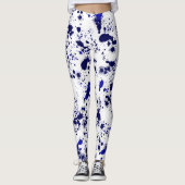 Spritzer - Blau Leggings (Vorderseite)