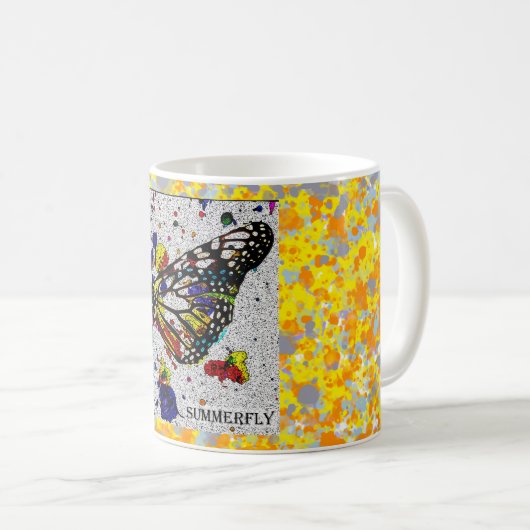 Spritzer Butterfly Tasse (VorderseiteRechts)