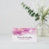 Spritzer-Chic im Wasserfarbenstil Visitenkarte (Stehend Vorderseite)