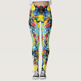 Spritzer der geschmolzenen Crayola Leggings