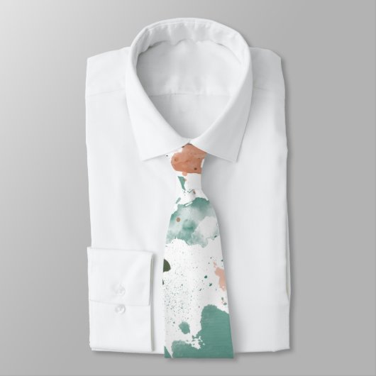 Spritzer der Peach-Palette Krawatte (Gebunden)