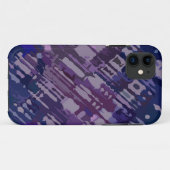 Spritzer Design - blue magenta Case-Mate iPhone Hülle (Rückseite (Horizontal))