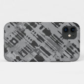 Spritzer Design - graue Tarnung Case-Mate iPhone Hülle (Rückseite (Horizontal))