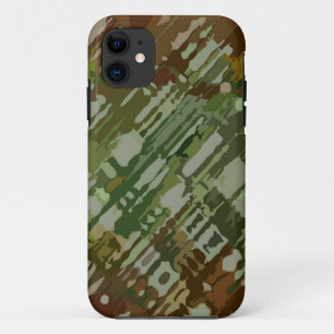 Spritzer Design - grünbraune Tarnung Case-Mate iPhone Hülle