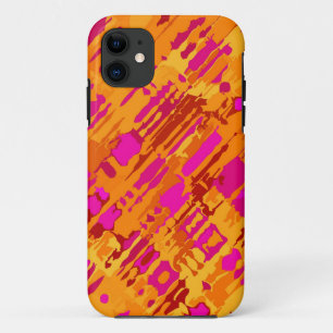 Spritzer-Design - orange-rosa Case-Mate iPhone Hülle