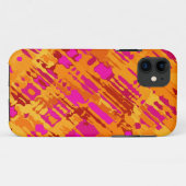 Spritzer-Design - orange-rosa Case-Mate iPhone Hülle (Rückseite (Horizontal))