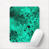 Spritzer-Effekt Grün/Schwarz Mousepad (Mit Mouse)
