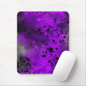 Spritzer-Effekt Lila und schwarz Mousepad (Mit Mouse)