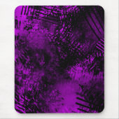 Spritzer-Effekt Lila und schwarz Mousepad (Vorne)