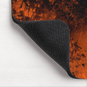 Spritzer-Effekt Orange & Black Mousepad (Ecke)