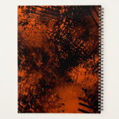 Spritzer-Effekt Orange & Black Planer (Rückseite)