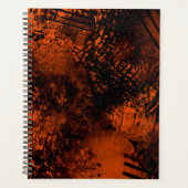 Spritzer-Effekt Orange & Black Planer (Vorderseite)